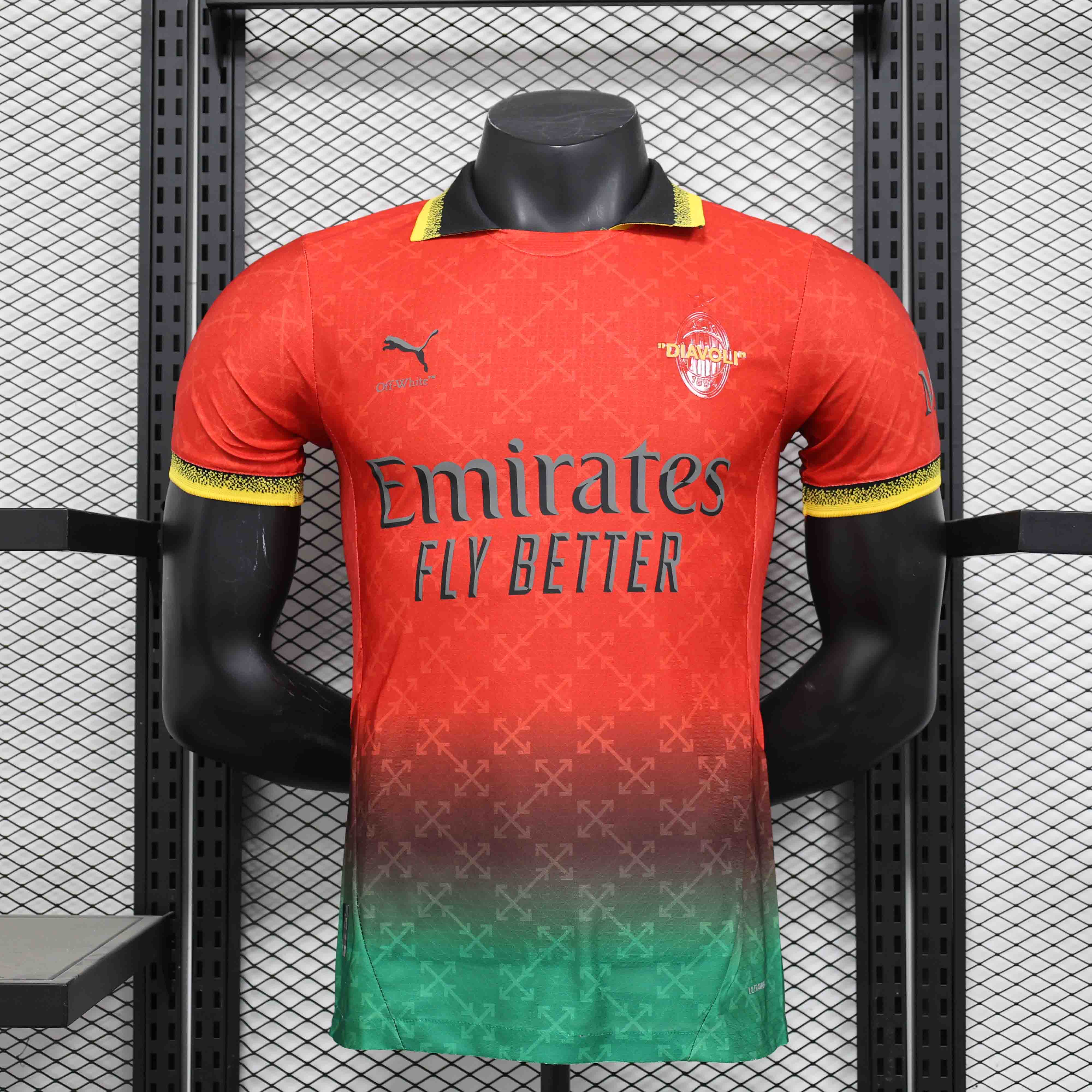 AC Milan Authentic Soccer Jersey Fourth Away Goalkeeper Shirt 2024/25 - sinoshirt