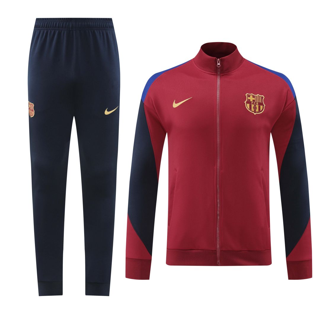 Barcelona Training Kit (Jacket+Pants) Red 2024/25 - sinoshirt