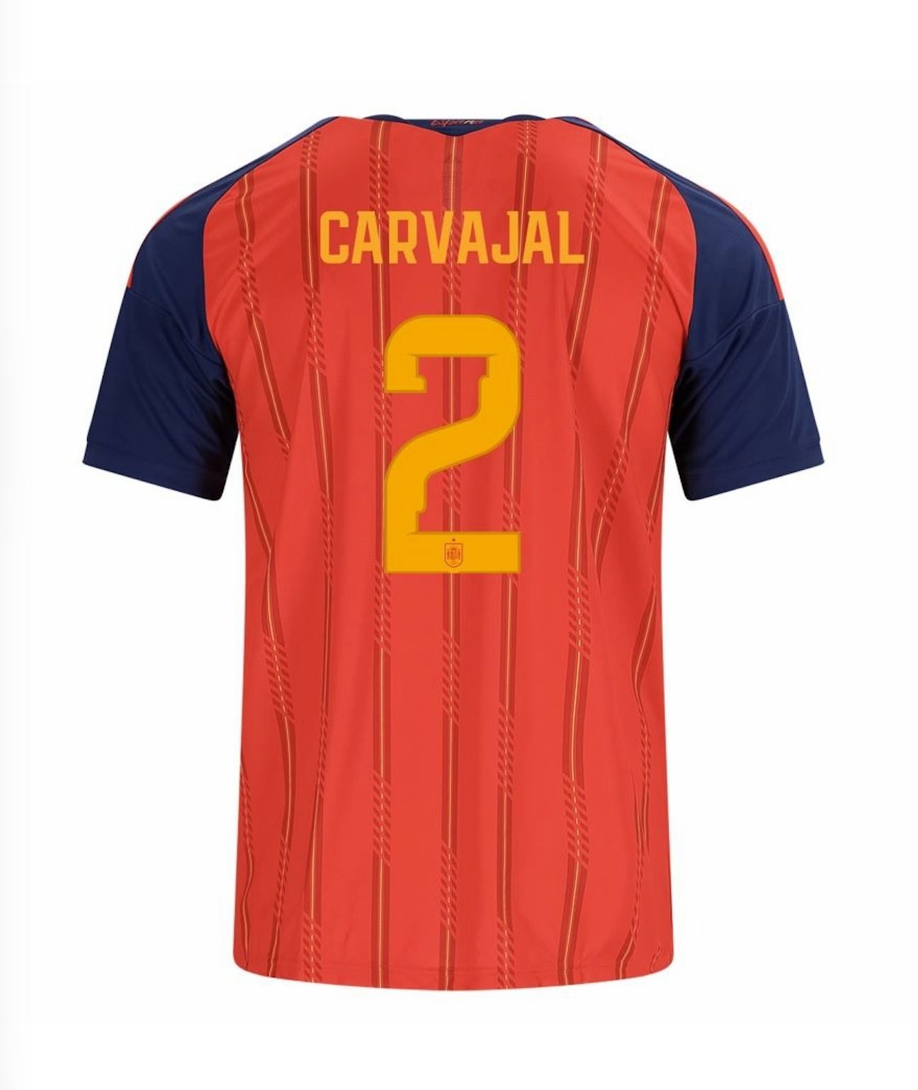 CARVAJAL #2 Spain Football Jersey Home Custom Shirt World Cup 2026 - sinoshirt
