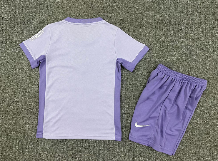 Brighton & Hove Albion Football Jersey Away Kids Kit Jersey+Shorts 2025/26 - sinoshirt