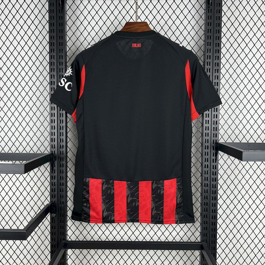 AC Milan Soccer Jersey Home Custom Shirt 2025/26 - sinoshirt