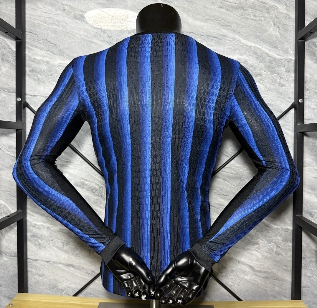 Authentic Soccer Jersey Inter Milan Home Long Sleeve Shirt 2025/26 - sinoshirt