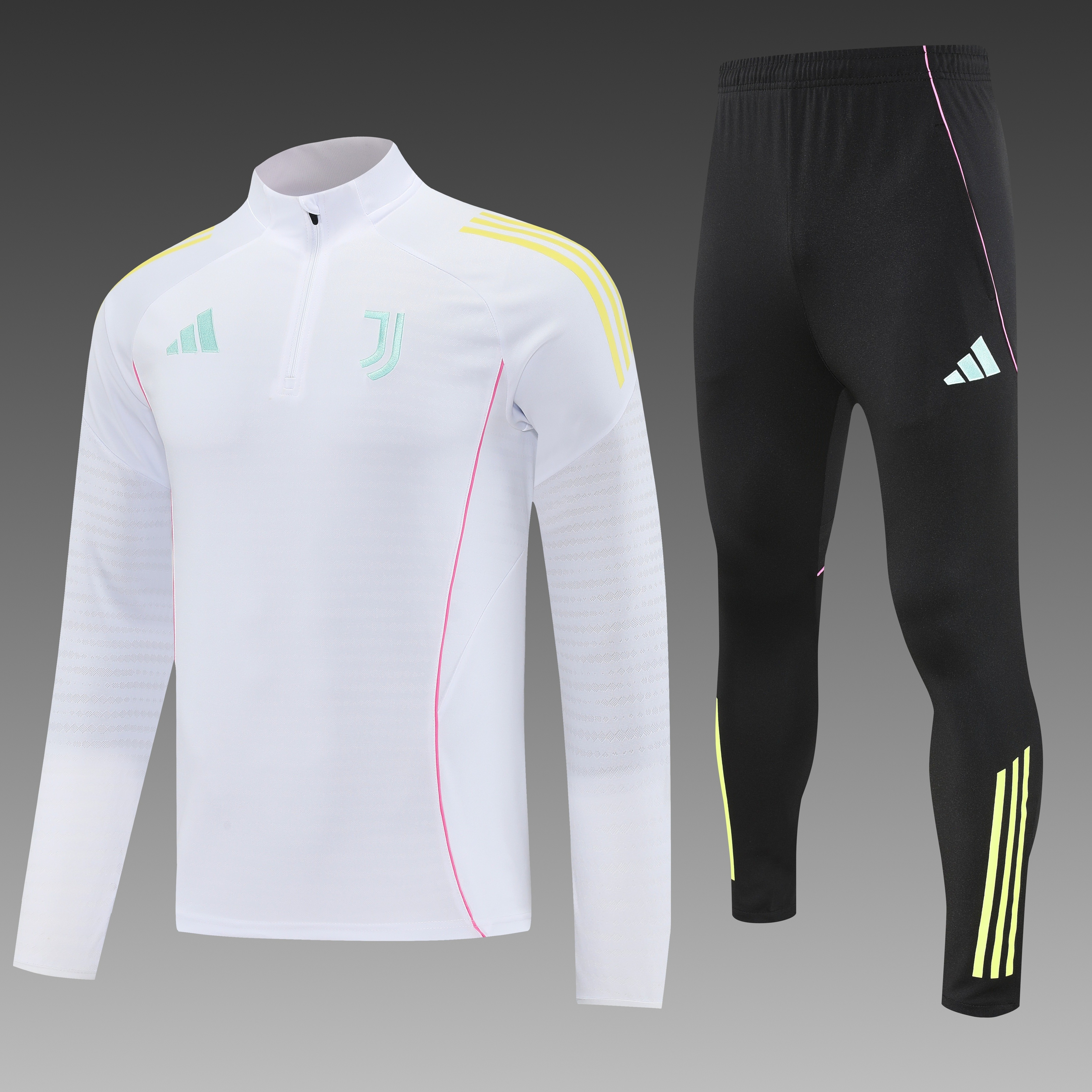 Juventus Authentic Training Kit (Sweatshirt+Pants) White 2025/26 - Player Version - sinoshirt
