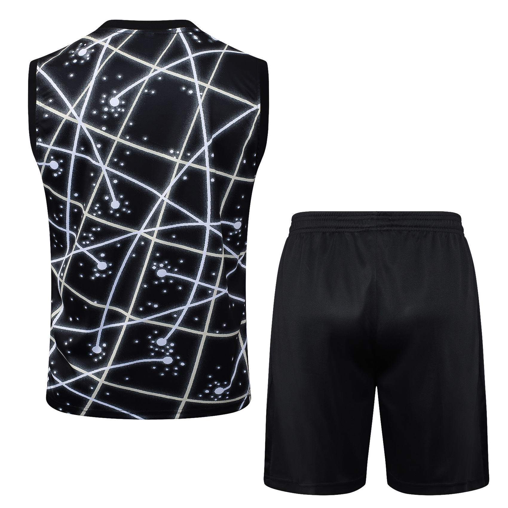 Chelsea Sleeveless Training Kit White&Black 2025/26 - sinoshirt