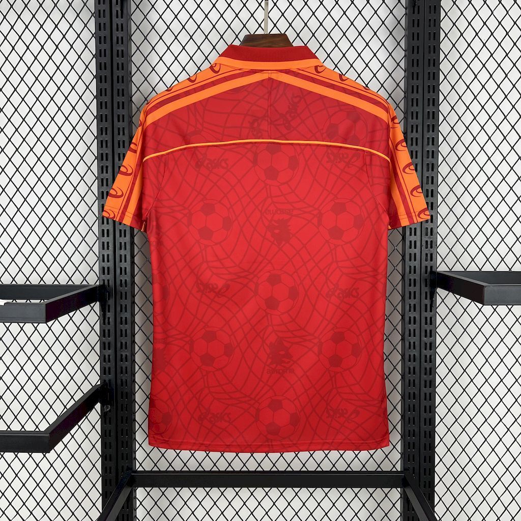 Roma Retro Soccer Jersey Home Custom Shirt 1995/96 - sinoshirt