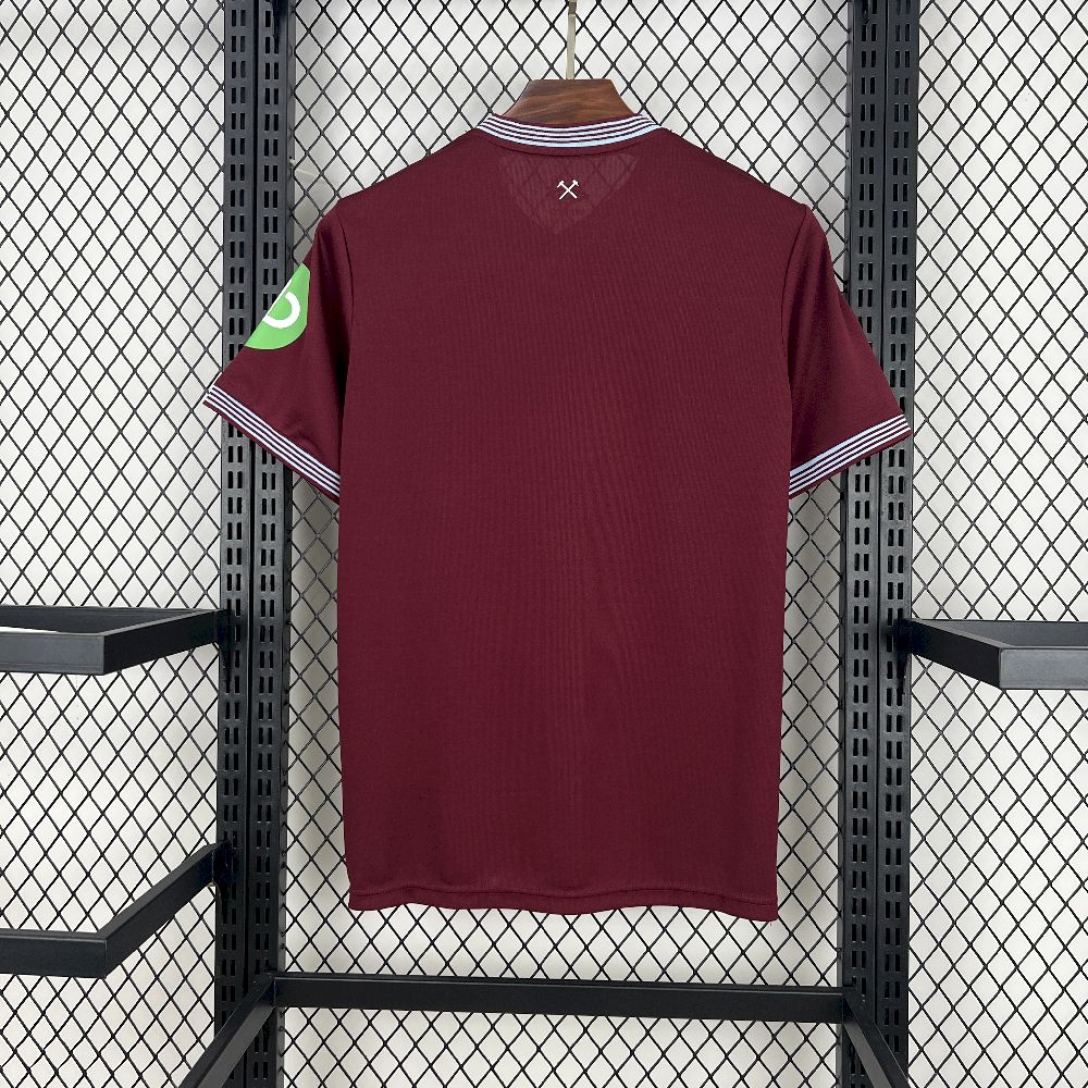 West Ham United Football Jersey Home Custom Shirt 2025-26 - sinoshirt