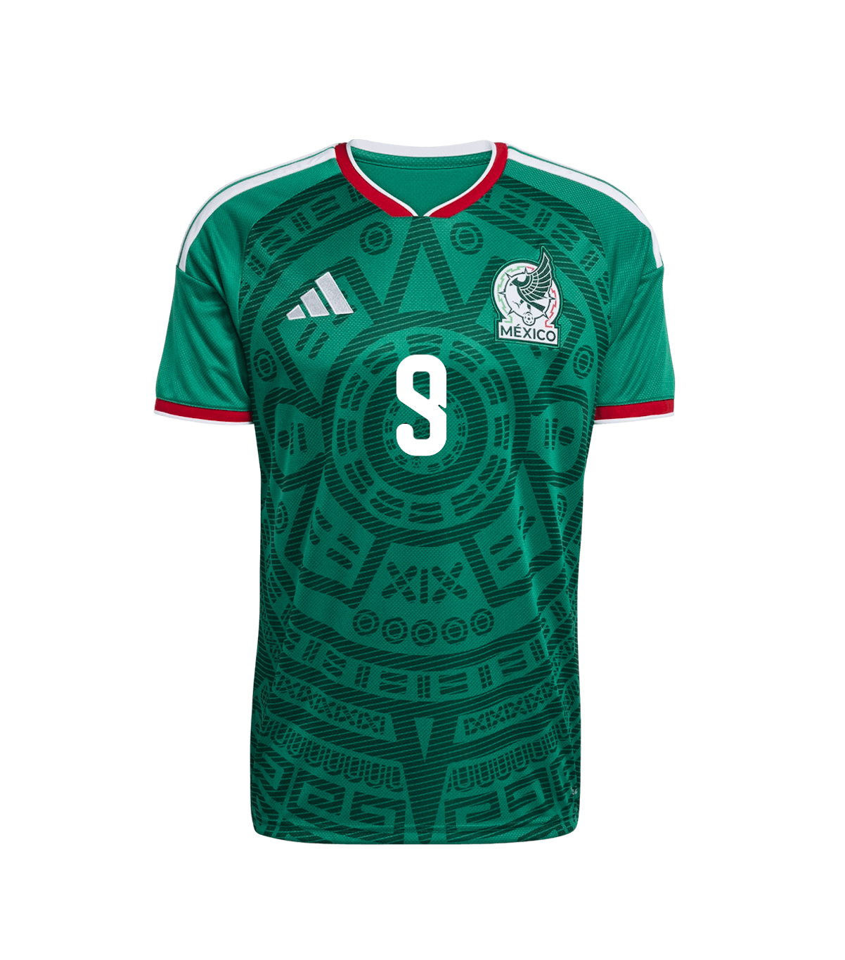 RA��L #9 Mexico Soccer Jersey Home Custom Shirt World Cup 2026 - sinoshirt