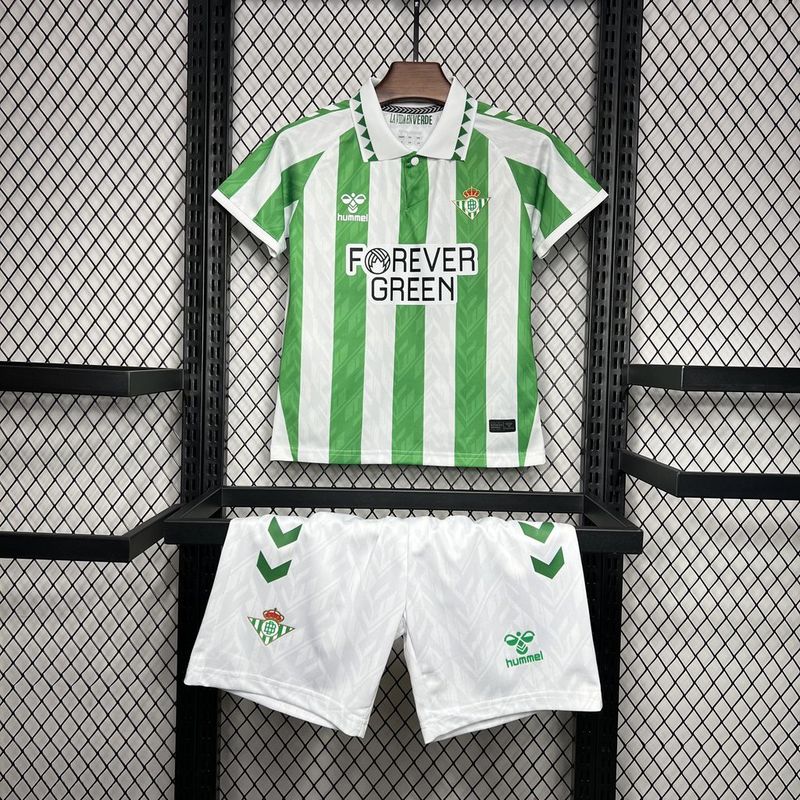 Real Betis Home Kids Kit Jersey+Shorts 2024/25 - sinoshirt