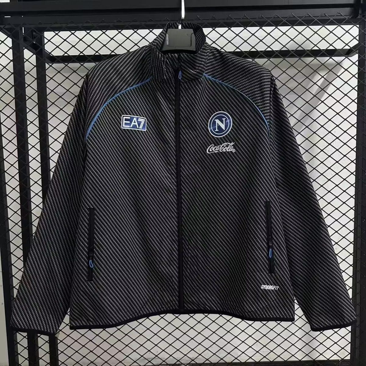 Napoli Windbreaker Jacket Black 2025/26 - sinoshirt