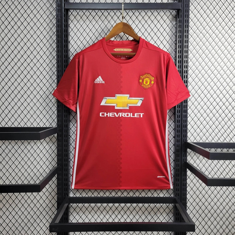 Manchester United Retro Home Football Jersey Shirt 2016/17 - sinoshirt