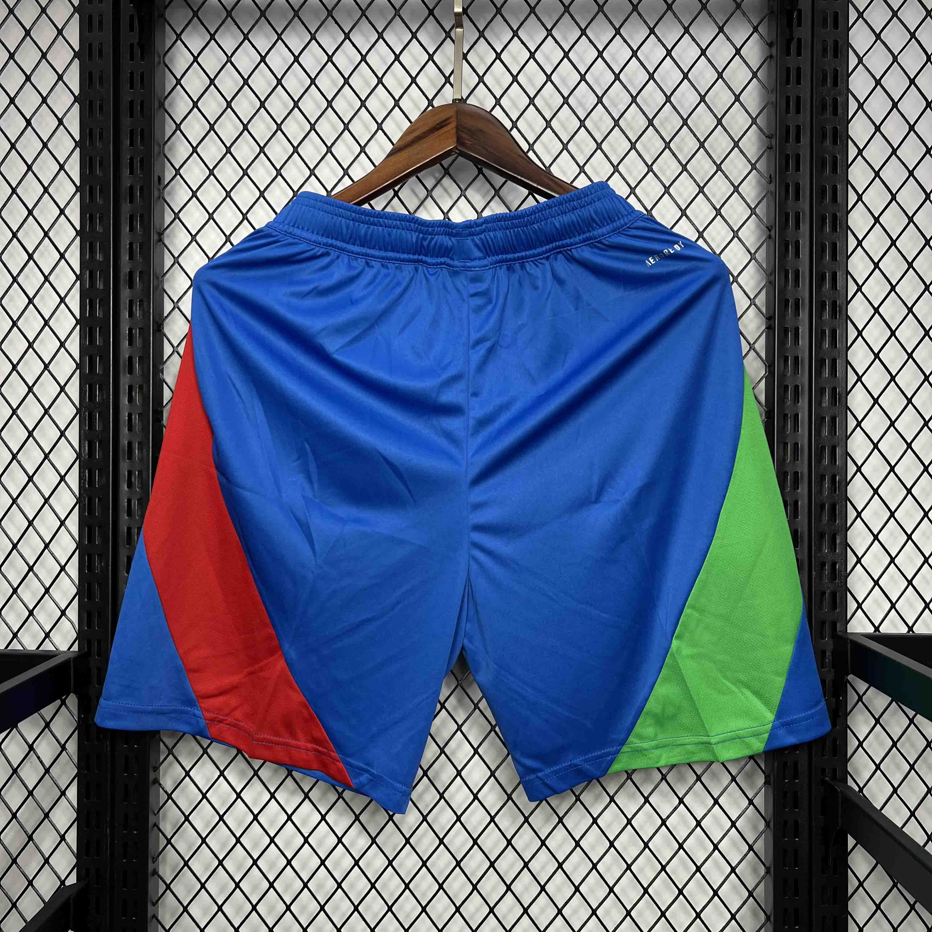 Italy Soccer Jersey Away Custom Shorts EURO 2024 - sinoshirt