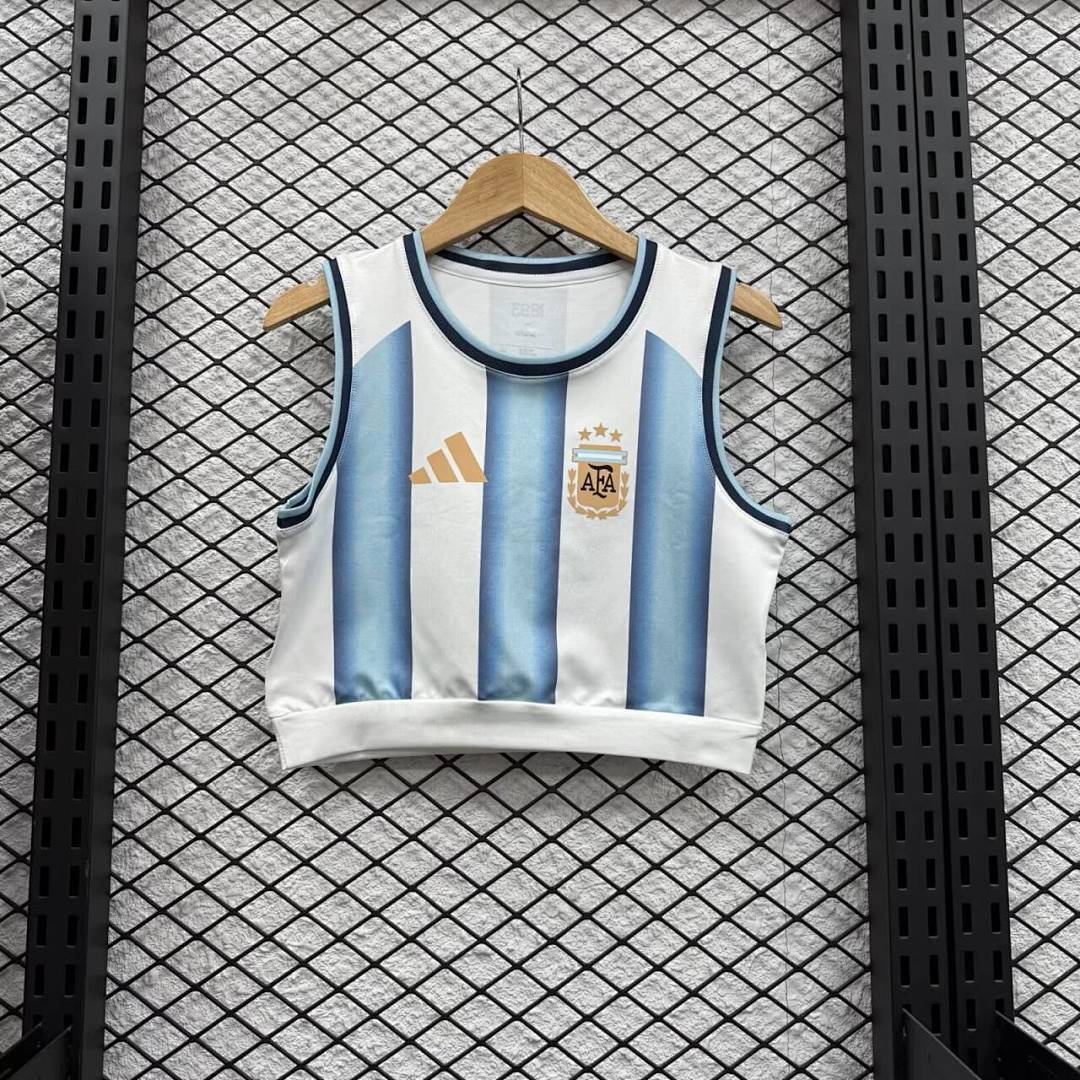 Argentina Soccer Jersey Home Women's Vest World Cup 2026 - sinoshirt