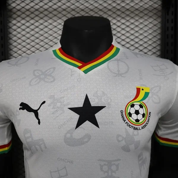 Ghana Authentic Soccer Jersey Home Shirt World Cup 2024-25 - sinoshirt