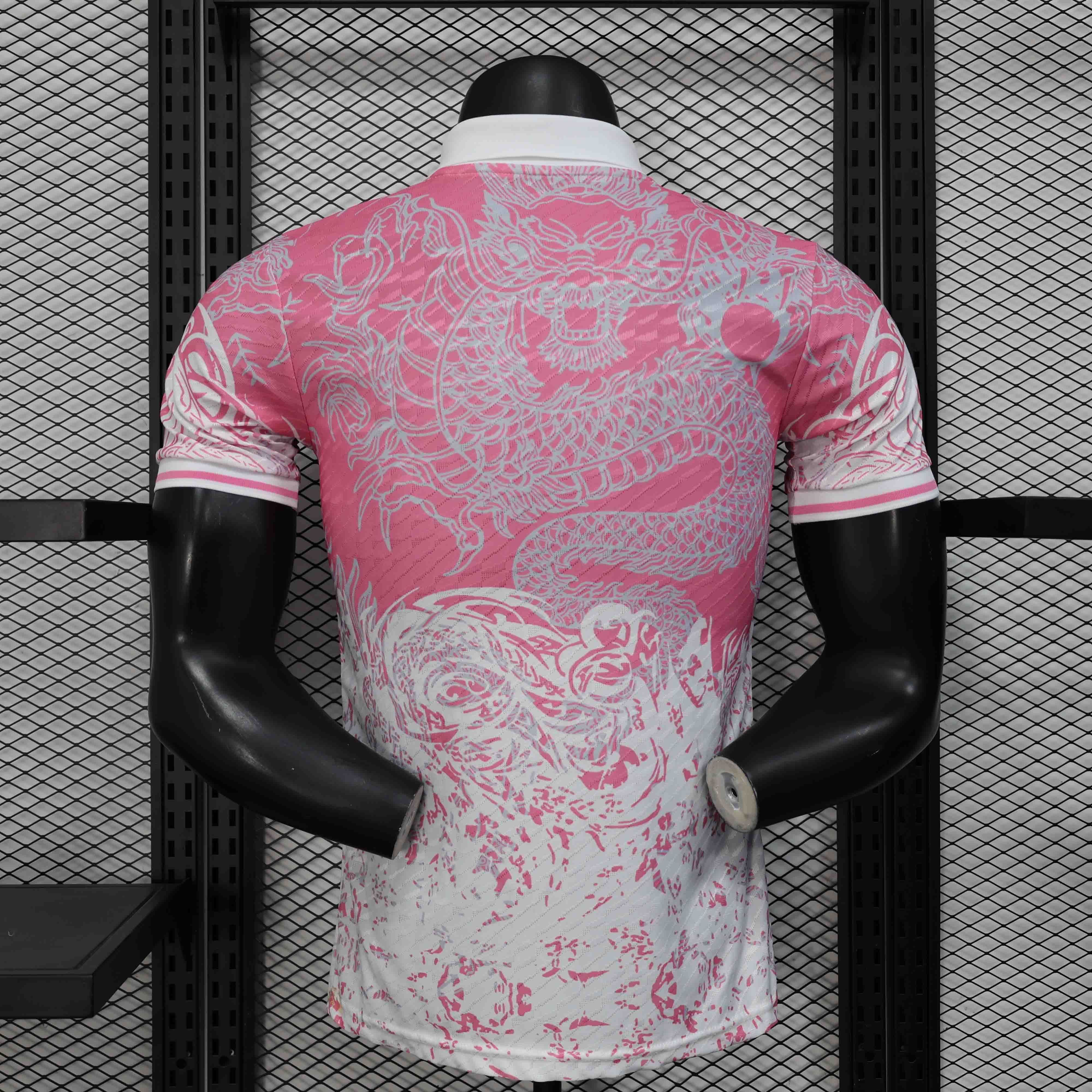 Real Madrid Authentic Soccer Jersey Dragon Pink Special Edition Shirt 2025/26 - sinoshirt