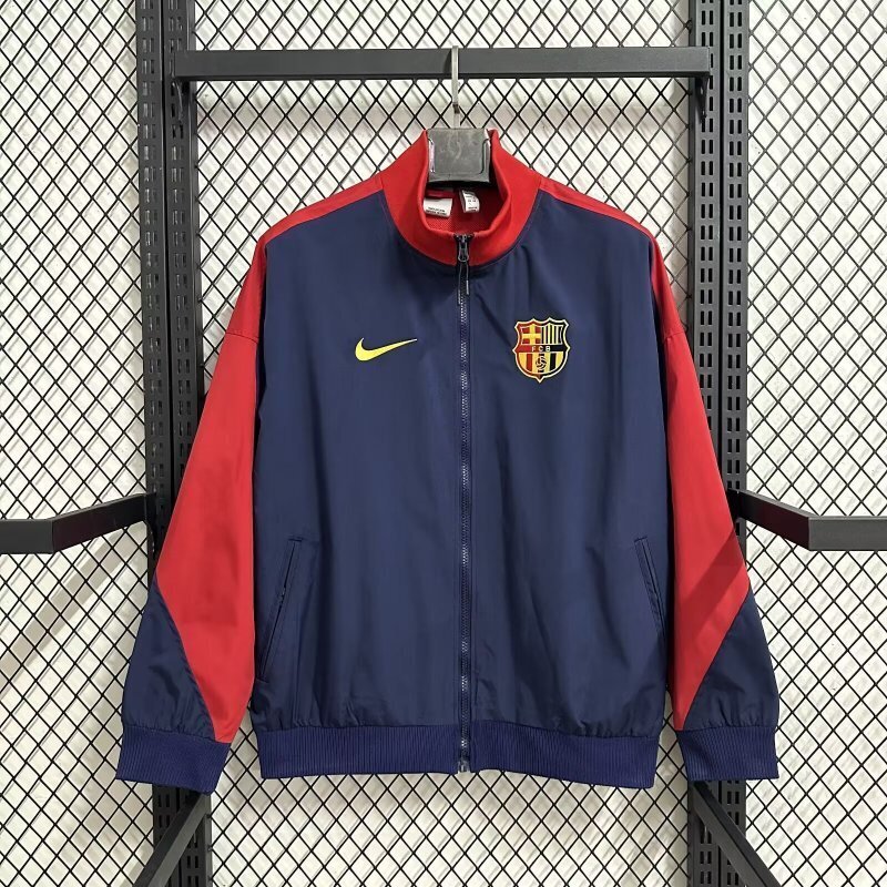 Barcelona Windbreaker Jacket Navy 2025/26 - sinoshirt