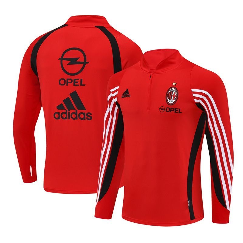 AC Milan Retro Training Kit Sweatshirt Red 2003/04 - sinoshirt