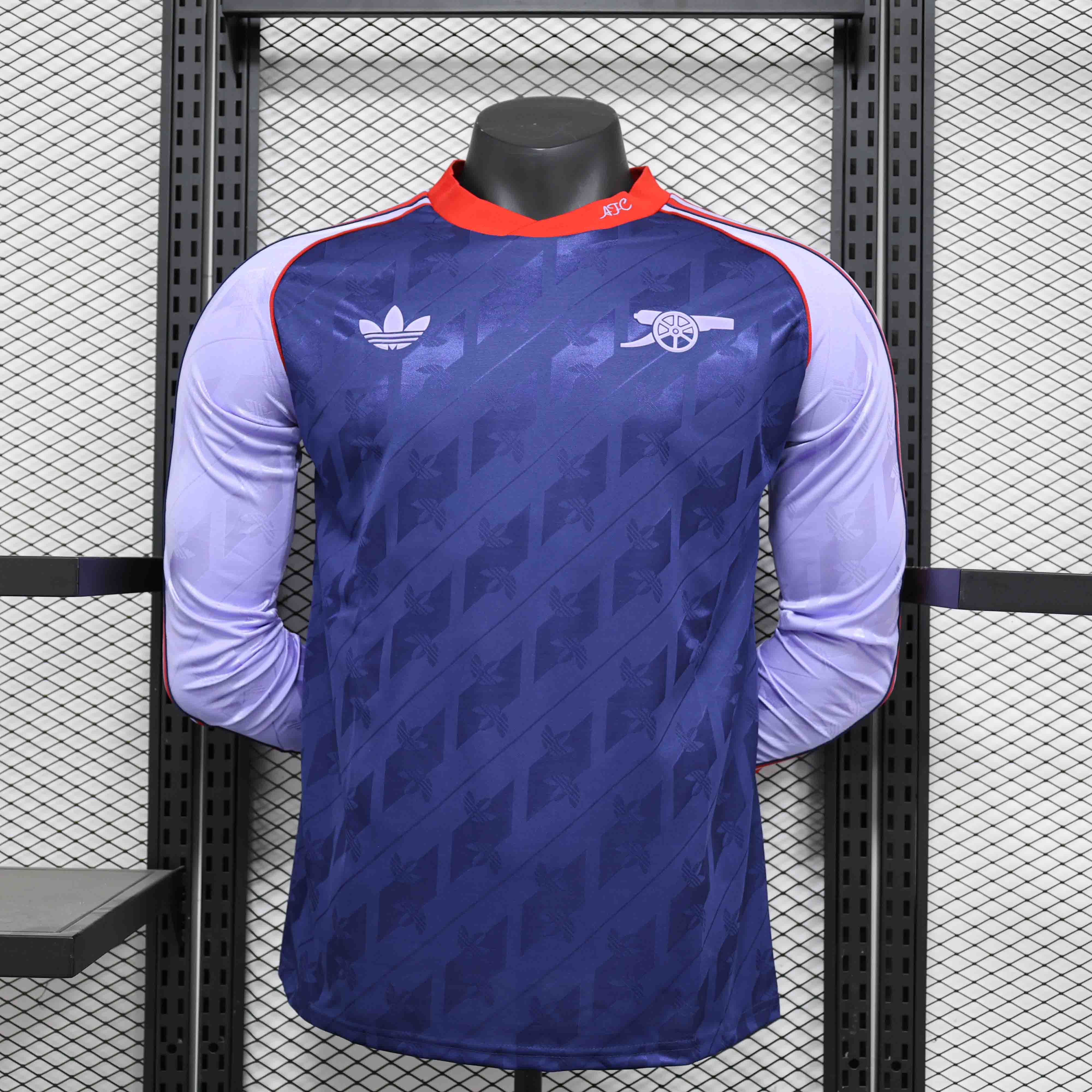 Arsenal Soccer Jersey Retro Style Special Edition Authentic Long Sleeve Shirt 2024/25 - sinoshirt