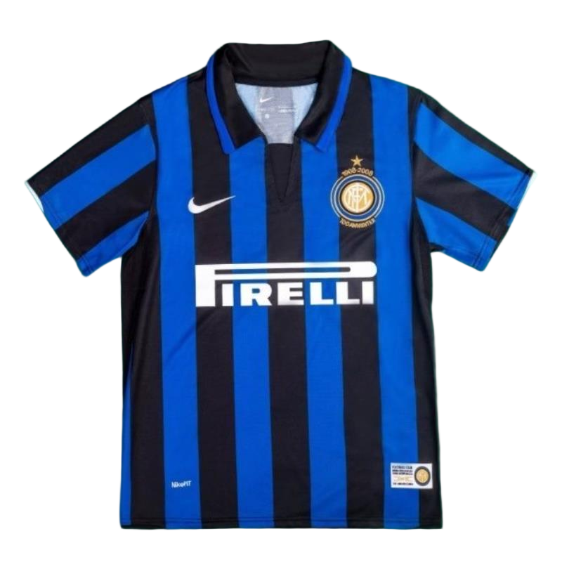 Inter Milan Retro Jersey Custom Home Soccer Shirt 2007/08 - sinoshirt