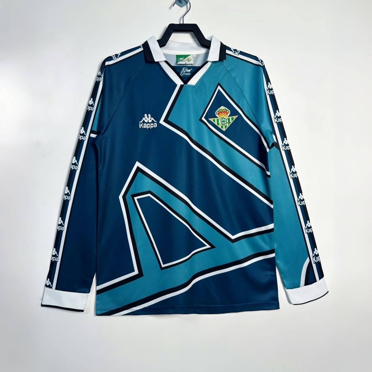 Real Betis Retro Football Jersey Away Long Sleeve Shirt 1995/97 - sinoshirt