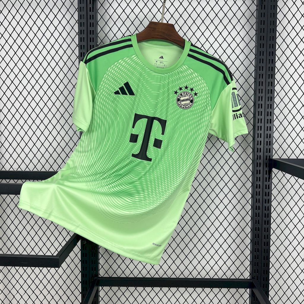 Bayern Munich Soccer Jersey Green Goalkeeper Shirt 2025/26 - sinoshirt