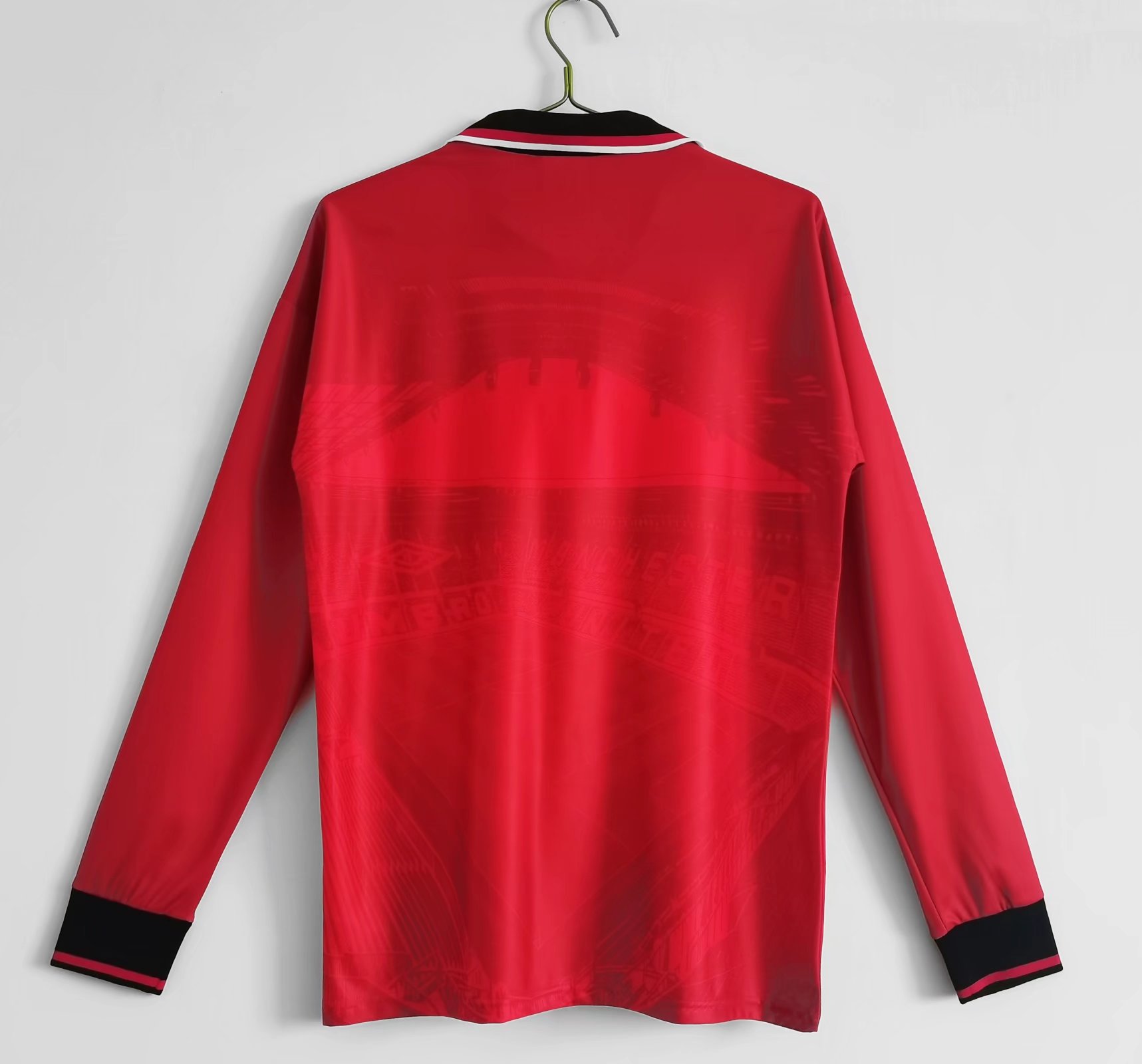 Manchester United Retro Home Long Sleeve Football Jersey Shirt 1994/96 - sinoshirt