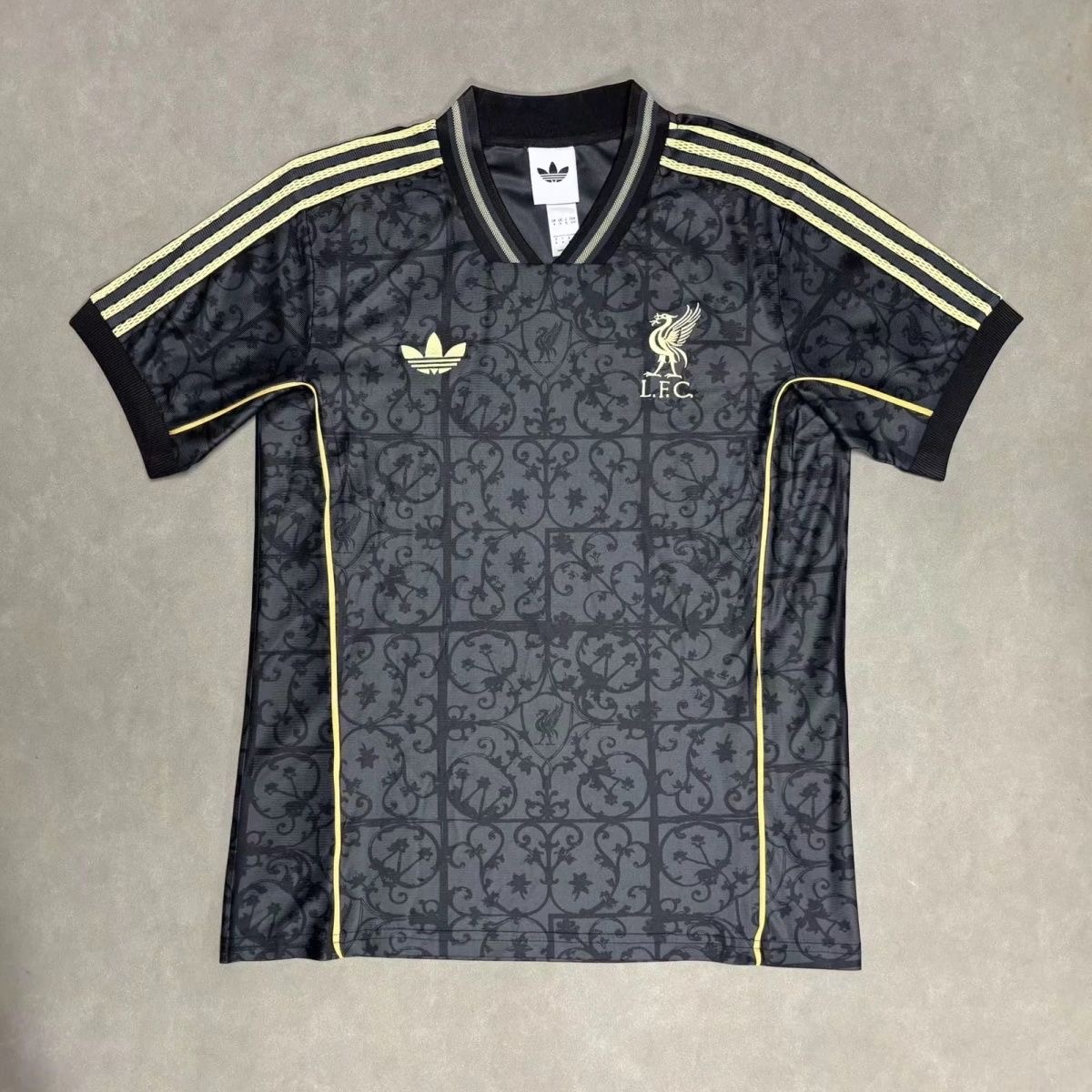 Liverpool Football Jersey Black Gold Special Edition Custom Shirt 2025/26 - sinoshirt