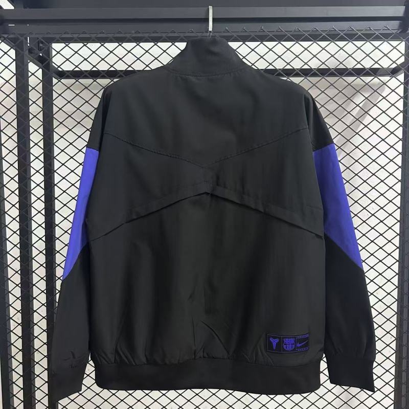 Barcelona Windbreaker Jacket Black 2025/26 - sinoshirt