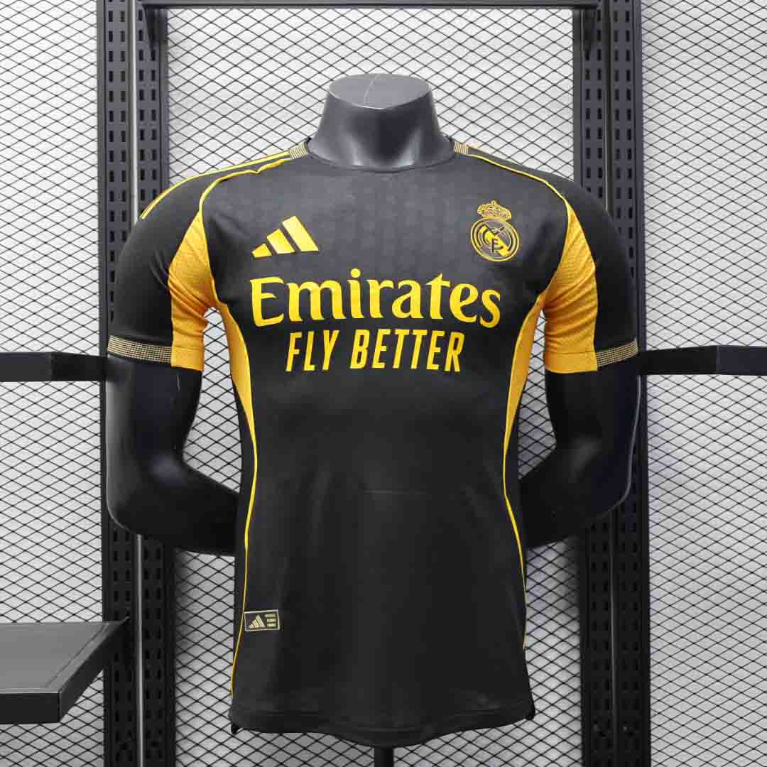 Real Madrid Authentic Soccer Jersey Golden Special Edition Shirt 2025/26 - sinoshirt