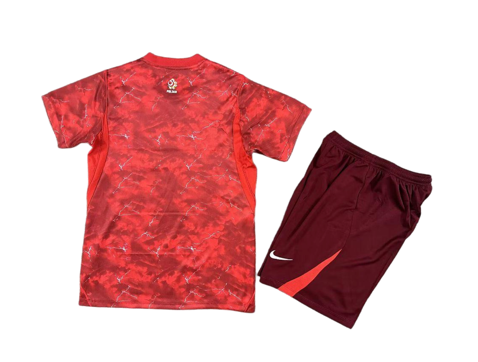 Poland Football Jersey Away Kids Kit Jersey+Shorts World Cup 2026 - sinoshirt