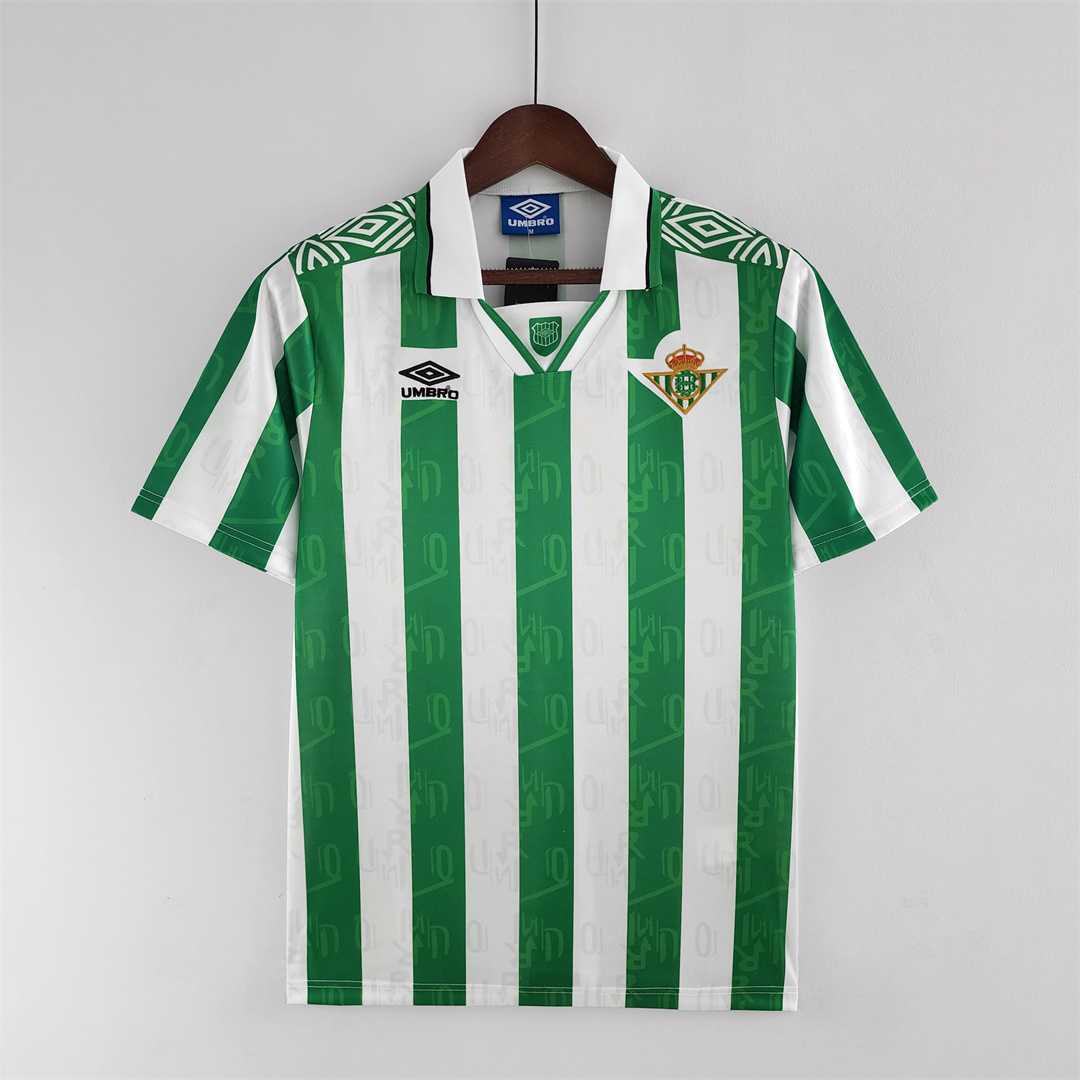 Real Betis Retro Jersey Home Soccer Shirt 1994/95 - sinoshirt