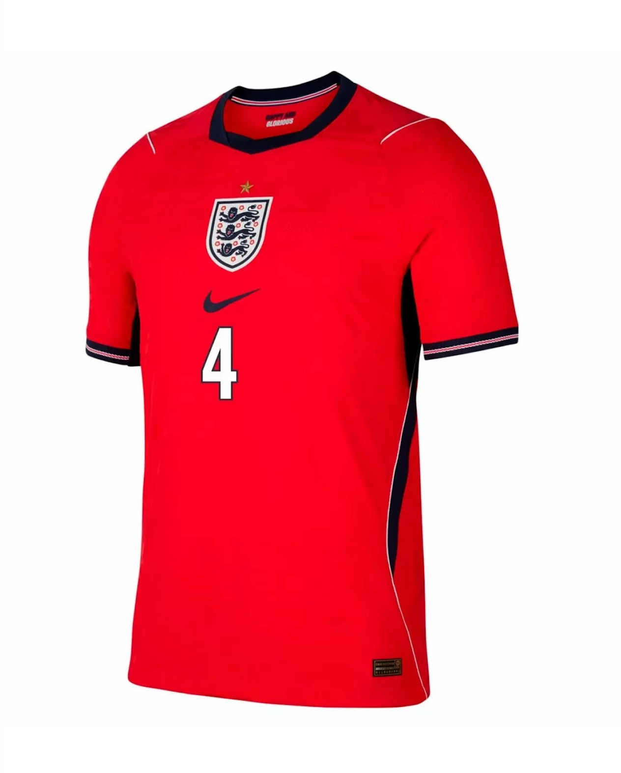RICE #4 England Authentic Soccer Jersey Away Shirt World Cup 2026 - sinoshirt