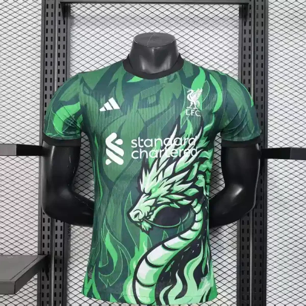Liverpool Authentic Football Jersey Green Special Edition Shirt 2025/26 - sinoshirt