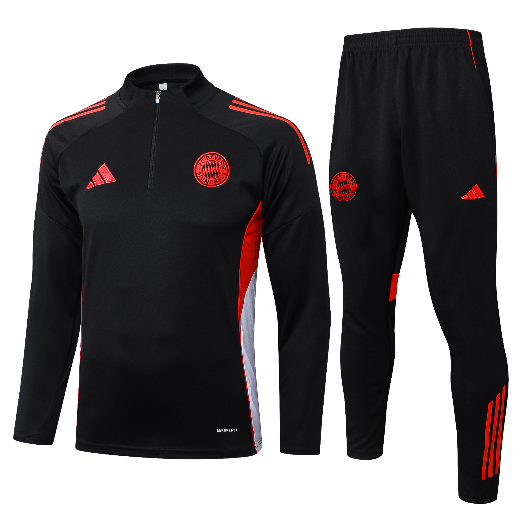 Bayern Munich Training Kit (Sweatshirt+Pants) Black 2025/26 - sinoshirt