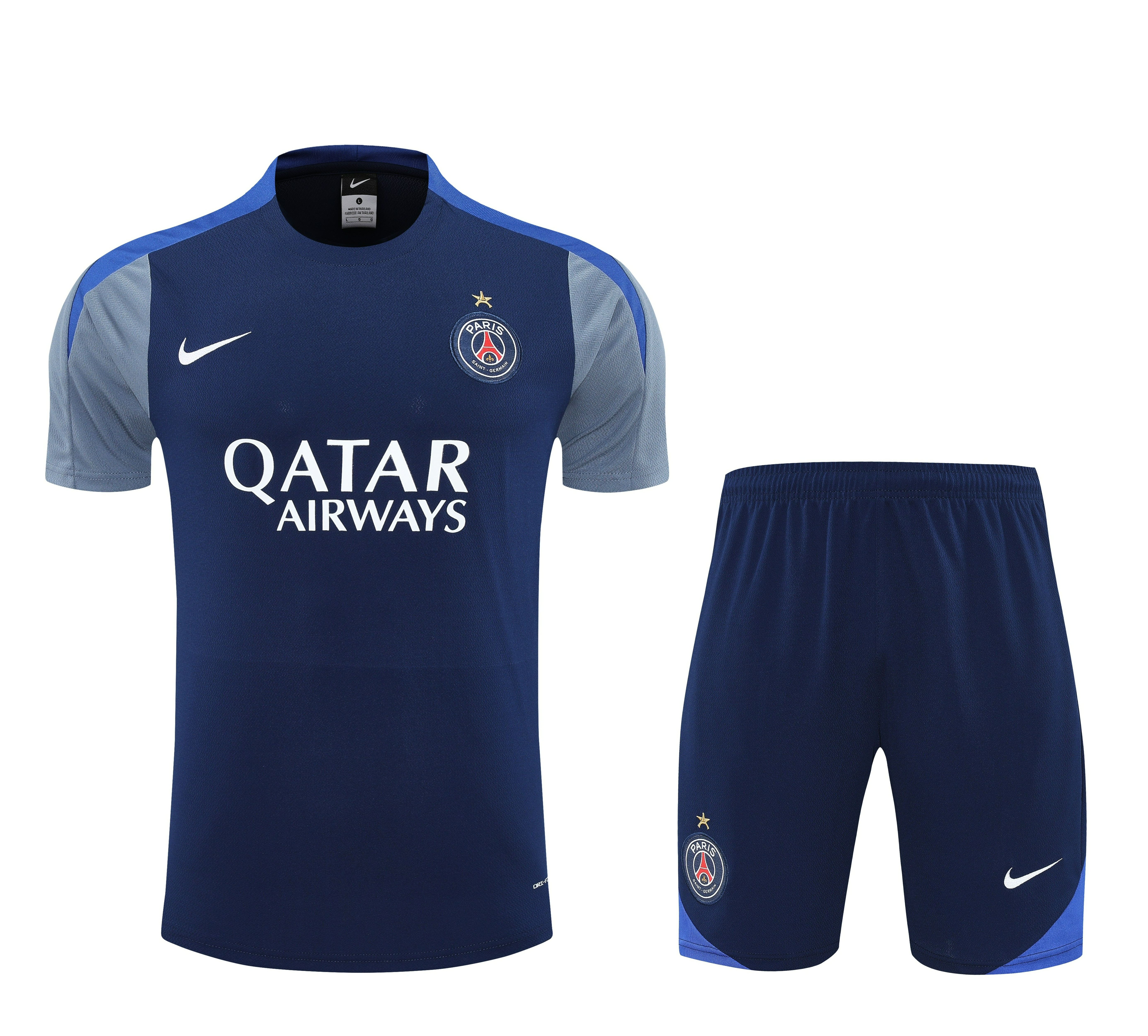 PSG Training Jersey Kit Blue 2025/26 - With Star - sinoshirt