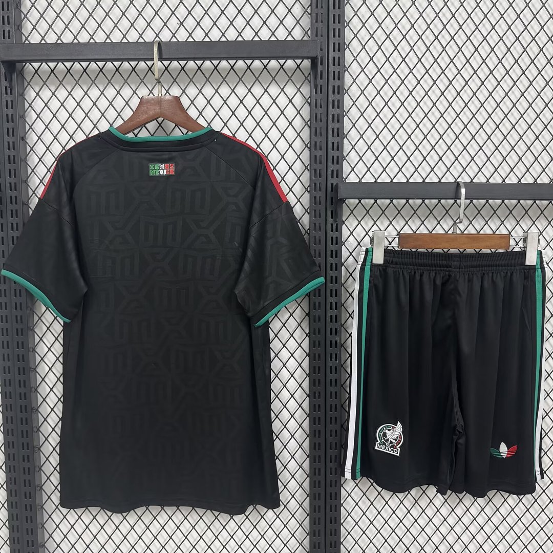 Mexico Soccer Jersey Third Away Kids Kit Jersey+Shorts World Cup 2026 - sinoshirt