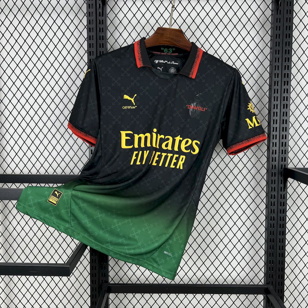 AC Milan Soccer Jersey Fourth Away Custom Shirt 2024/25 - sinoshirt