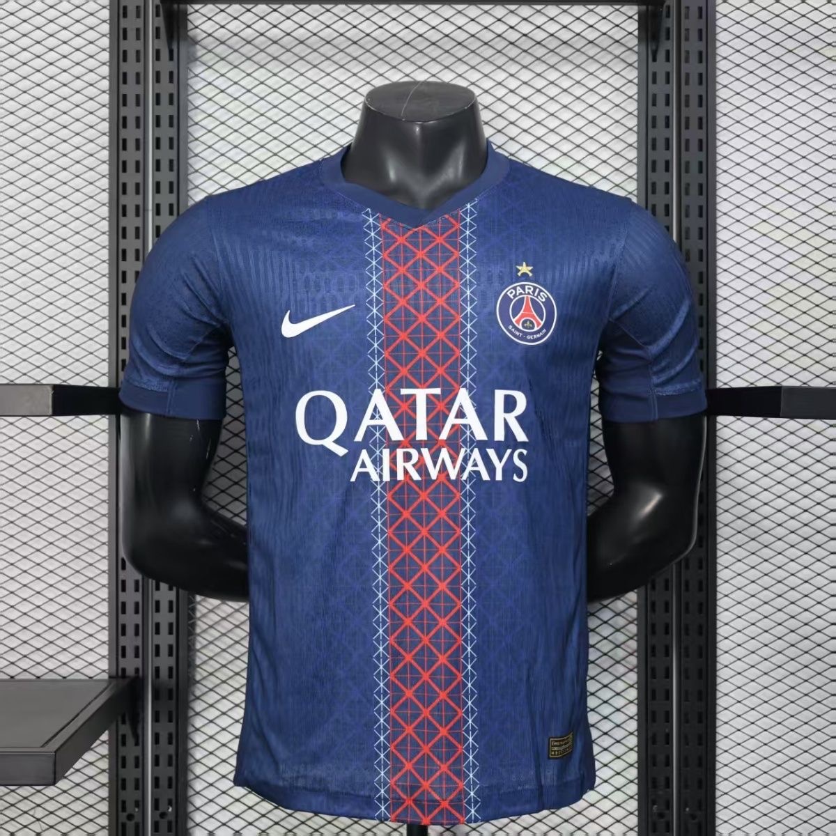 Authentic Soccer Jersey PSG Home x Champions of Europe Shirt 2025/26 - With Star - sinoshirt