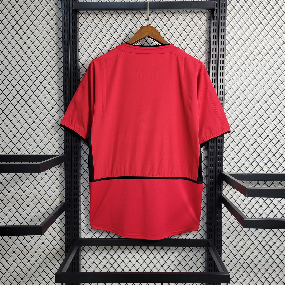 Manchester United Retro Home Football Jersey Shirt 2002/04 - sinoshirt