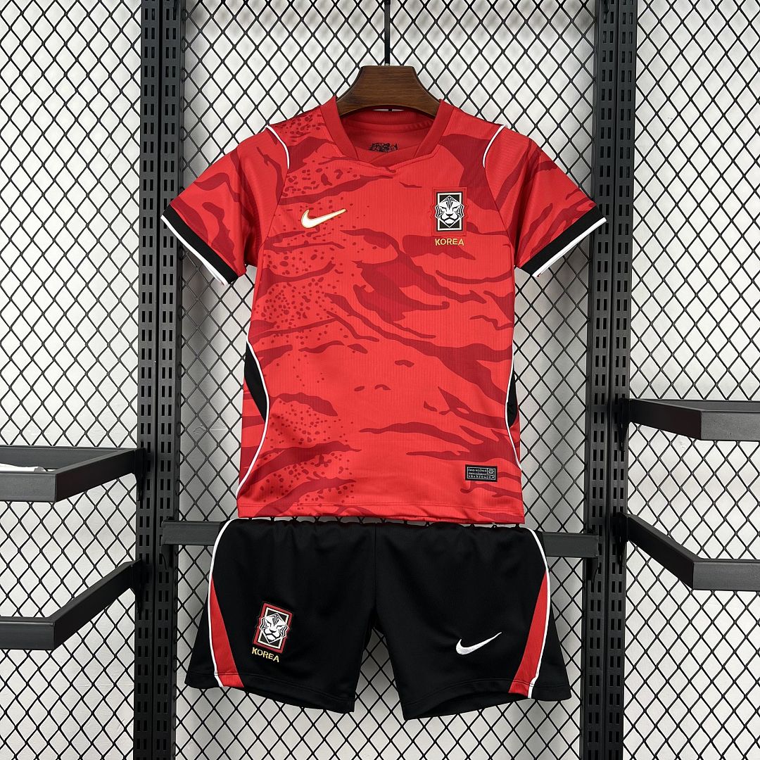 South Korea Football Jersey Home Kids Kit Jersey+Shorts World Cup 2026 - sinoshirt