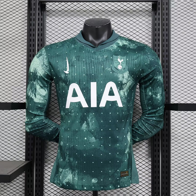 Tottenham Hotspur Authentic Football Jersey Third Away Long Sleeve Shirt 2024/25 - sinoshirt