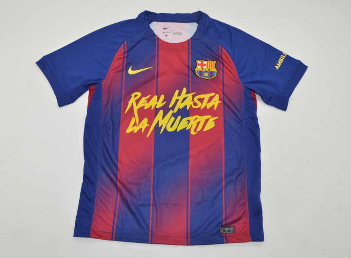 Barcelona Soccer Jersey Home Special Edition Custom Shirt 2025/26 - sinoshirt