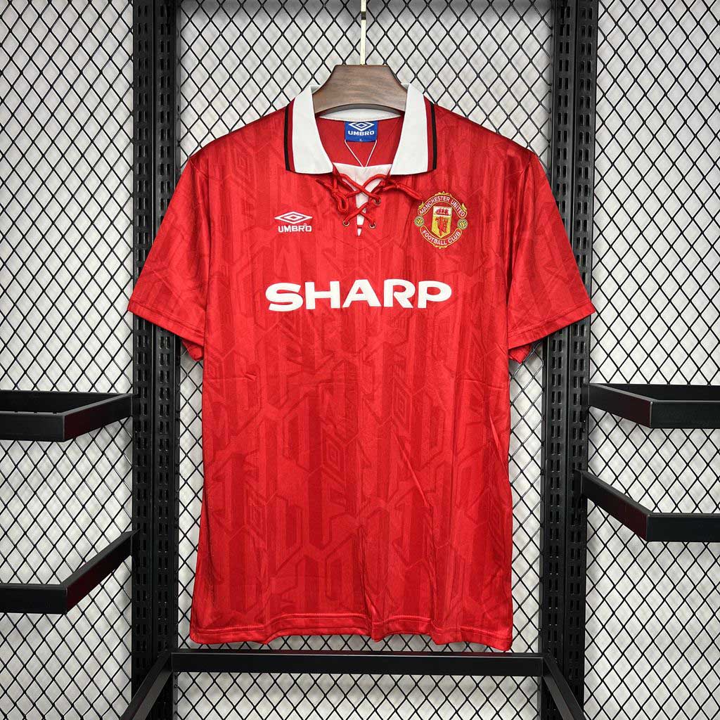 Manchester United Retro Home Football Jersey Shirt 1992/94 - sinoshirt