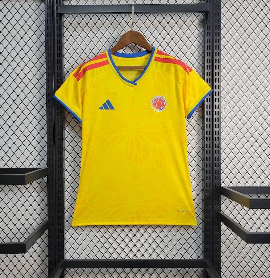 Colombia Soccer Jersey Women's Home Custom Shirt World Cup 2026 - sinoshirt