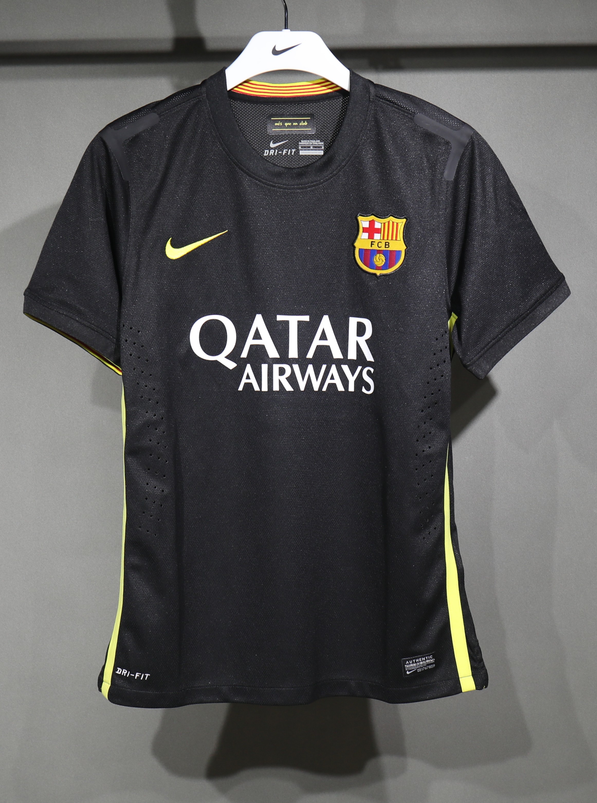 Authentic Barcelona Retro Jersey Third Away Soccer Shirt 2013-14 - sinoshirt