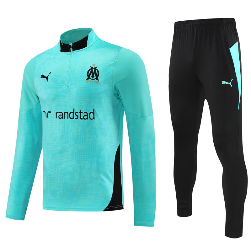 Marseille Training Kit (Sweatshirt+Pants) Green 2025/26 - sinoshirt