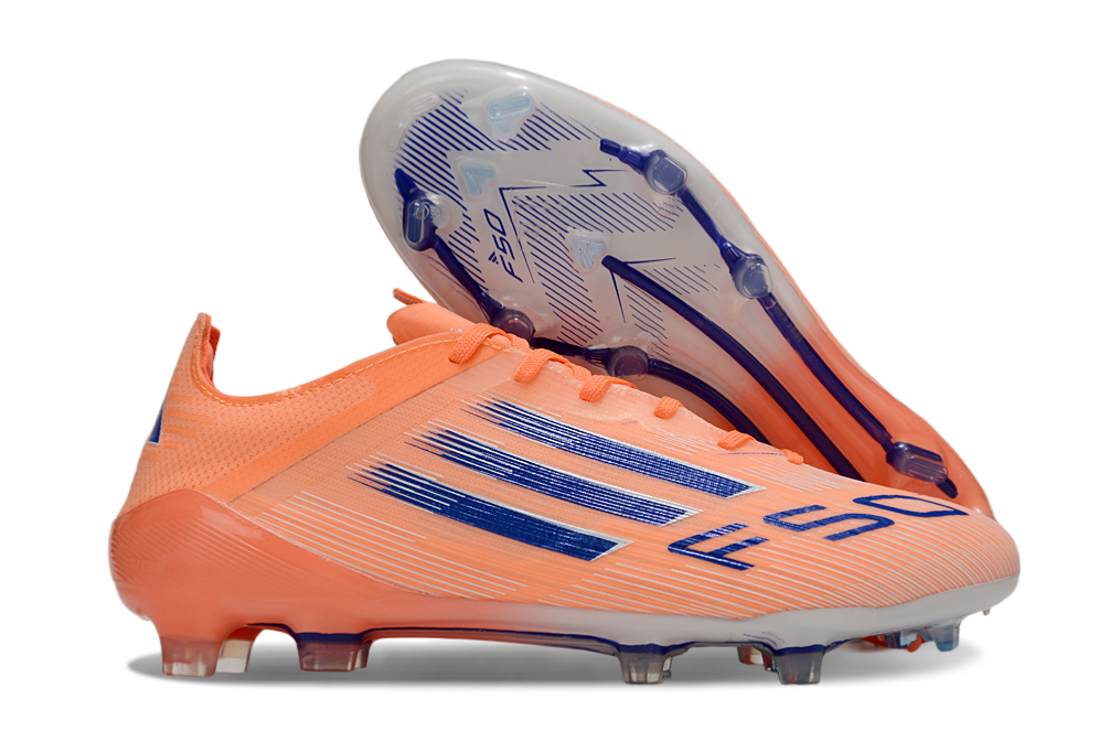 A F50 ELITE FG CORALBLAZE-BEAM ORANGE/LUCIDBLUE - sinoshirt
