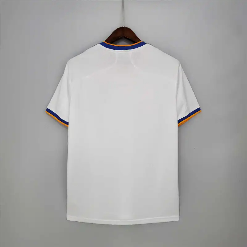 Real Madrid Retro Jersey Home Custom Soccer Shirt 2021/22 - sinoshirt