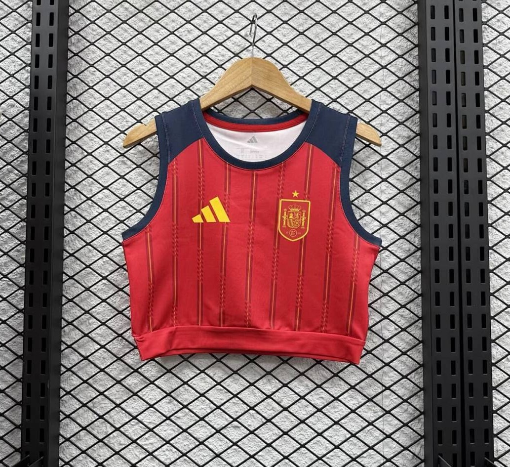 Spain Soccer Jersey Home Women's Vest World Cup 2026 - sinoshirt