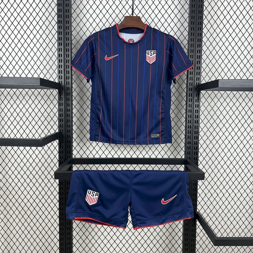 USA Soccer Jersey Away Kids Kit Jersey+Shorts 2025 - sinoshirt
