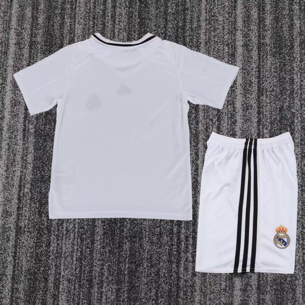 Real Madrid Retro Jersey Home Kids Kit Jersey+Shorts 2008-09 - sinoshirt